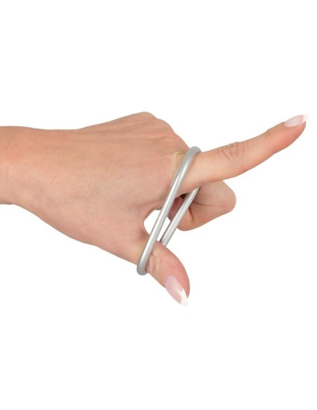 Metallic Silicone Cock ring se