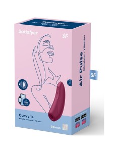 SATISFYER CURVY1+ CONNECT APP ROSE RED 2