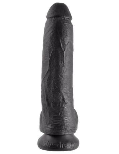 KC 9" Cock with Balls Dark