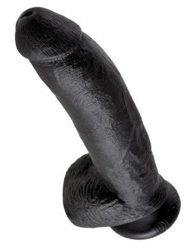 KC 9" Cock with Balls Dark
