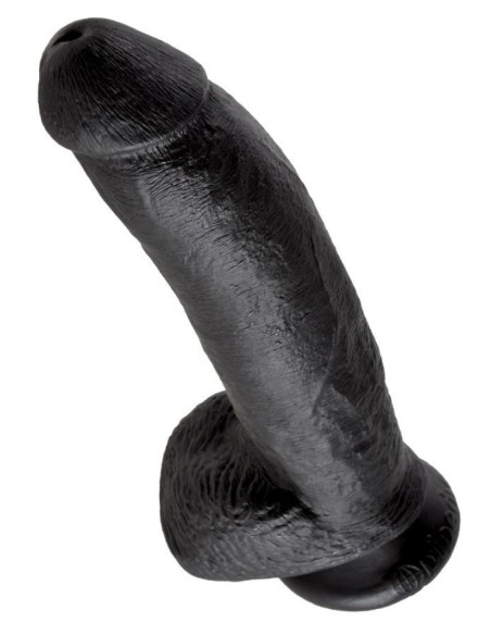 KC 9" Cock with Balls Dark