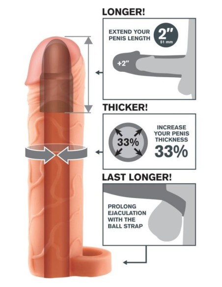 FXTP 2" Ext w Ball Strap Light