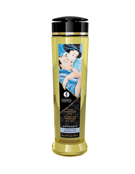 EROTIC MASSAGE OIL ADORABLE COCONUT 240M