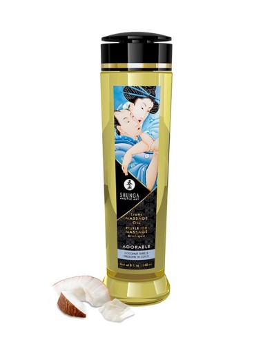 EROTIC MASSAGE OIL ADORABLE COCONUT 240M