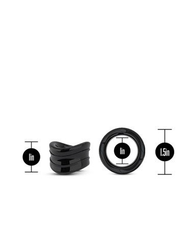 STAY HARD BEEF BALL STRETCHER SNUG BLACK