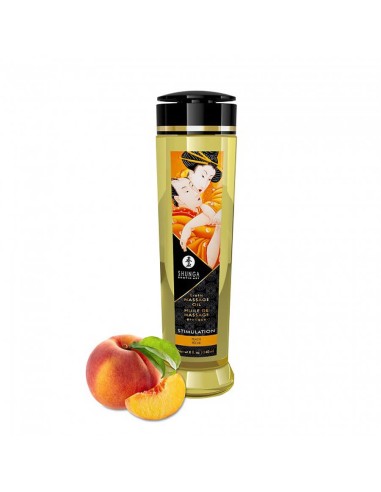 EROTIC MASSAGE OIL - STIMULATION / PEACH