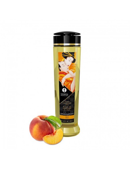 EROTIC MASSAGE OIL - STIMULATION / PEACH