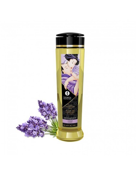 EROTIC MASSAGE OIL - SENSATION / LAVEND