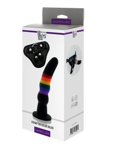 ESSENTIALS STRAP ON SOLID DILDO