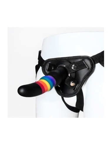 ESSENTIALS STRAP ON SOLID DILDO