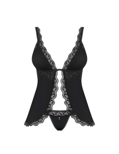 Arisha babydoll & thong black