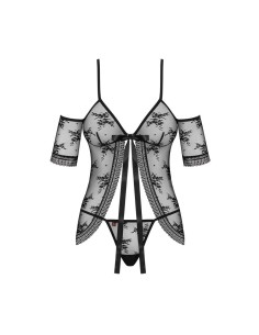 Jennifairy babydoll & thong black 2