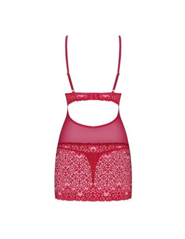 Lividia chemise & thong red