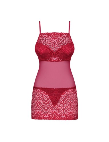 Lividia chemise & thong red