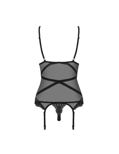 Bondea corset & thong black