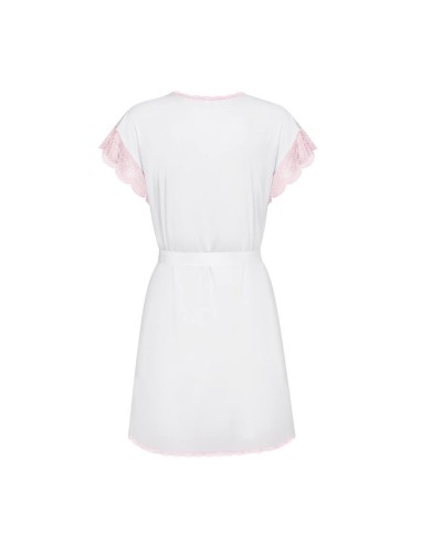 Girlly peignoir & thong white