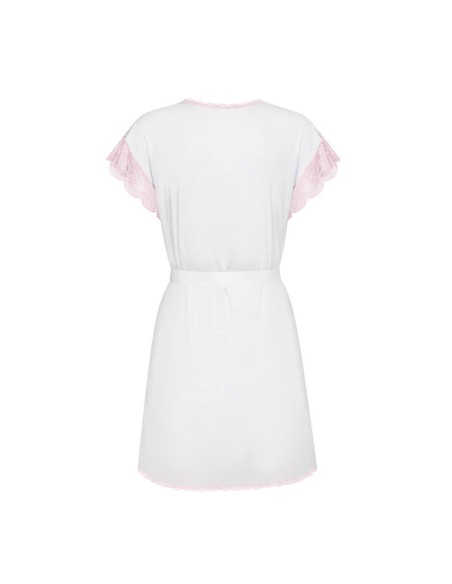 Girlly peignoir & thong white