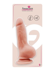 ALL TIME FAVORITES BENDABLE DILDO FLESH