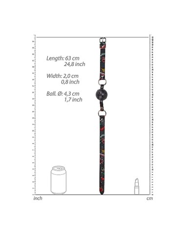 Breatheable Ball Gag - Old School Tattoo