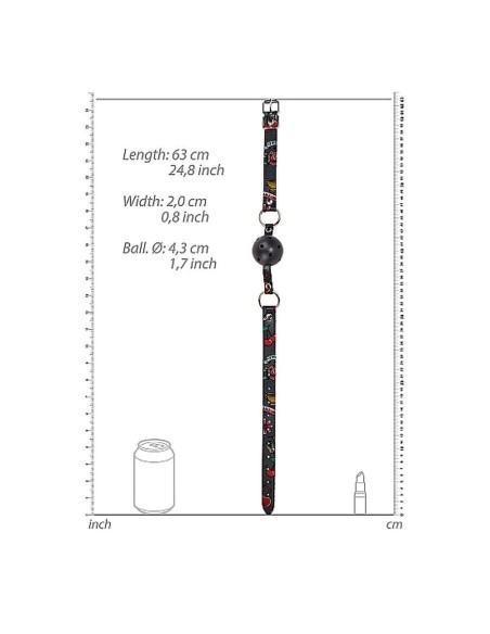 Breatheable Ball Gag - Old School Tattoo