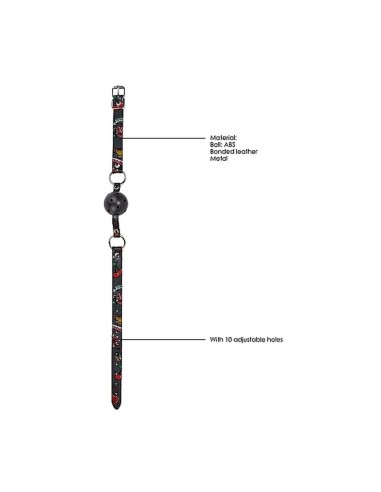 Breatheable Ball Gag - Old School Tattoo