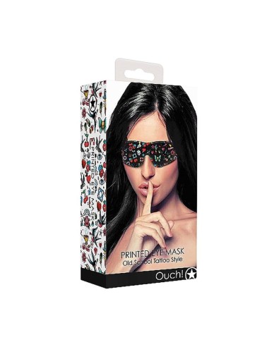 Printed Eye Mask - Old School Tattoo Sty