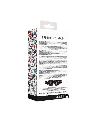 Printed Eye Mask - Old School Tattoo Sty