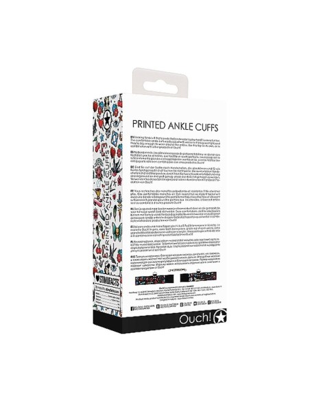Printed Ankle Cuffs - Old School Tattoo