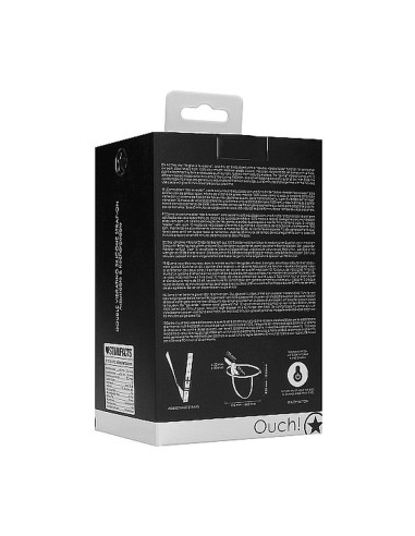 Vibrating Silicone Strap-On - Adjustabl