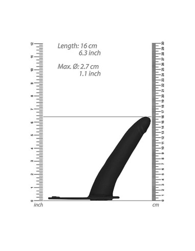 Vibrating Silicone Strap-On - Adjustabl