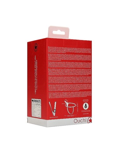 Vibrating Silicone Strap-On - Adjustabl