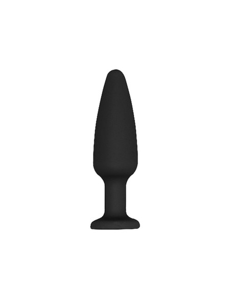 Cone-Shaped Diamond Butt Plug - Black