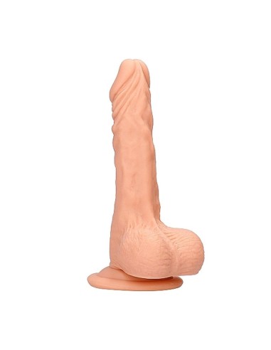 Realistic Dildo With Balls - 23 cm-Flesh