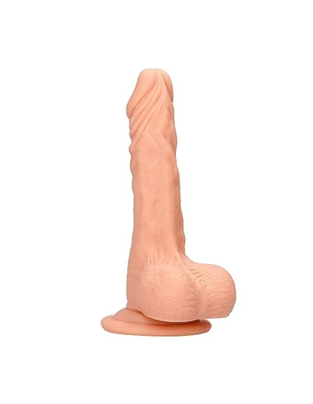 Realistic Dildo With Balls - 23 cm-Flesh