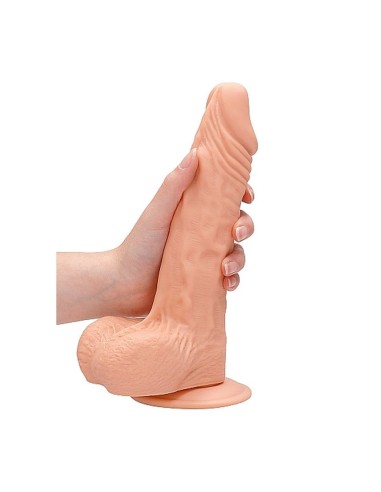Realistic Dildo With Balls - 23 cm-Flesh