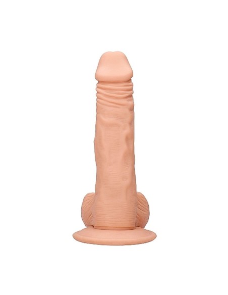 Realistic Dildo With Balls - 23 cm-Flesh