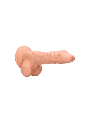 Realistic Dildo With Balls - 23 cm-Flesh