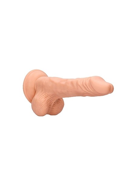 Realistic Dildo With Balls - 23 cm-Flesh