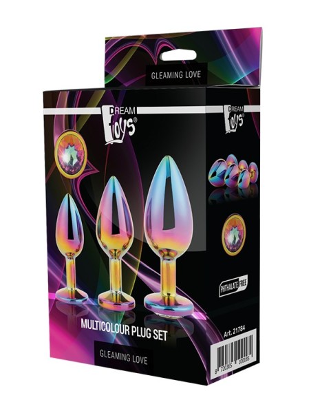 GLEAMING LOVE MULTICOLOUR PLUG SET