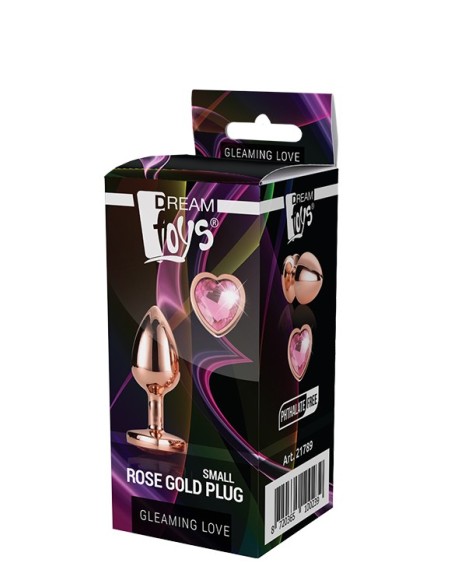 GLEAMING LOVE ROSE GOLD PLUG SMALL