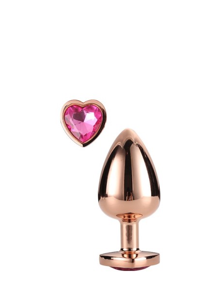 GLEAMING LOVE ROSE GOLD PLUG SMALL