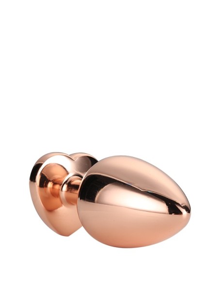 GLEAMING LOVE ROSE GOLD PLUG LARGE