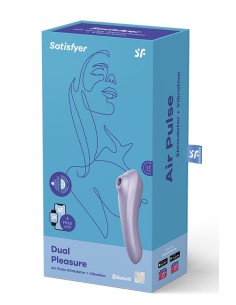 SATISFYER DUAL PLEASURE CONNECT APP MAUV 2