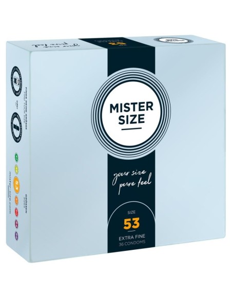 Mister Size 53mm pack of 36