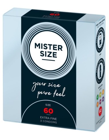 Mister Size 60mm pack of 3