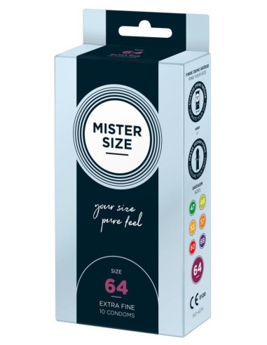 Mister Size 64mm pack of 10
