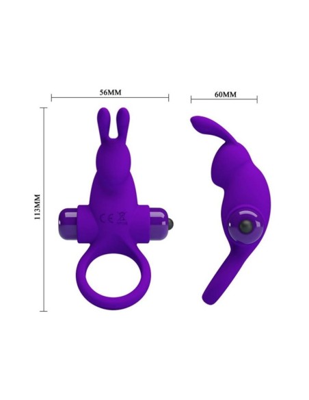 Pretty Love Vibrant Penis Ring 1 Purple