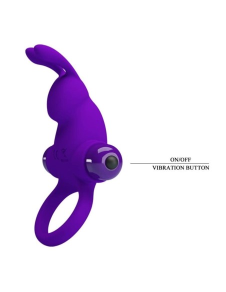 Pretty Love Vibrant Penis Ring 1 Purple