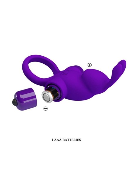 Pretty Love Vibrant Penis Ring 1 Purple