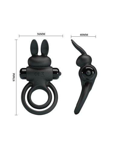 Pretty Love Vibrant Penis Ring III Black